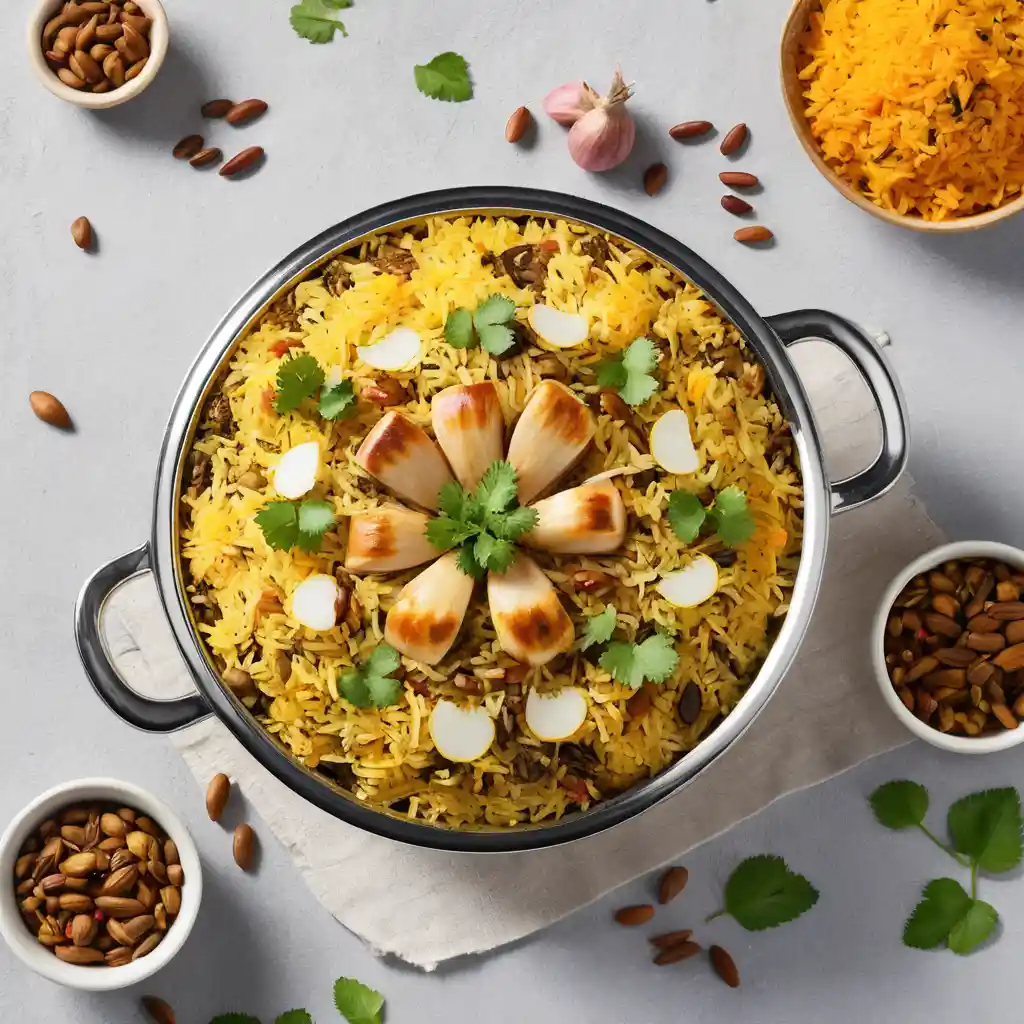 Chiken Biryani Cut